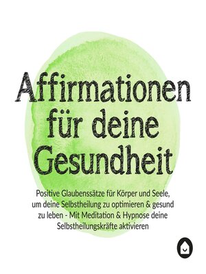 cover image of Affirmationen für deine Gesundheit